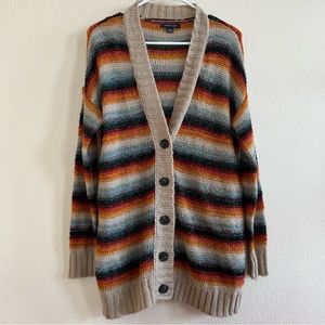 American Eagle Colorful Oversized Cardigan Size XXS